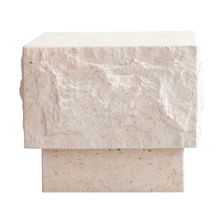 Stolik boczny Temple low 42x40 cm - Limestone - 101 Copenhagen