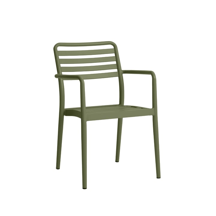 Messina krzesło - Aluminium zielony mech - 1898