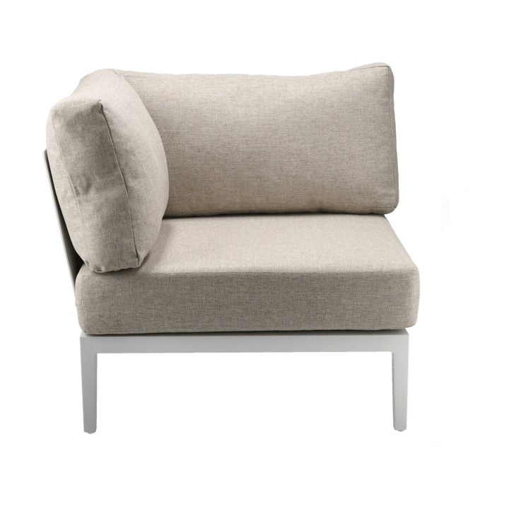 Santander sofa modułowa moduł narożny, Biały-beżowy 1898