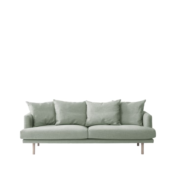 Sjövik Sofa 3 osobowa - Bern 0345 green-dąb olejowany na biało - 1898