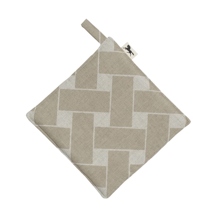 Łapka kuchenna Korg XL 23x23 cm - Natur-taupe - Almedahls