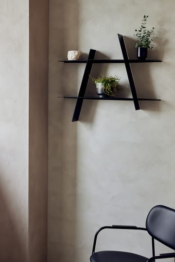 Półka ścienna A-Shelf Large 78x12x67 cm - Black - Andersen Furniture