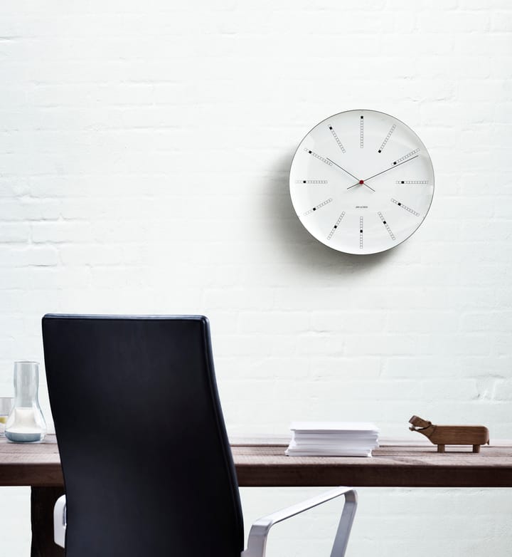 Zegar ścienny Bankers Arne Jacobsen, Ø 290 mm Arne Jacobsen Clocks