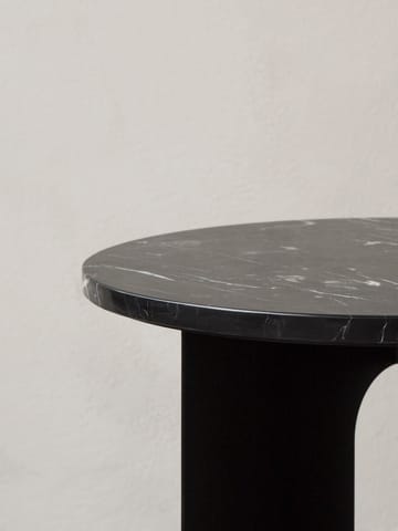 Androgyne blat do stolików bocznych Ø65 cm - Nero Marquina - Audo Copenhagen