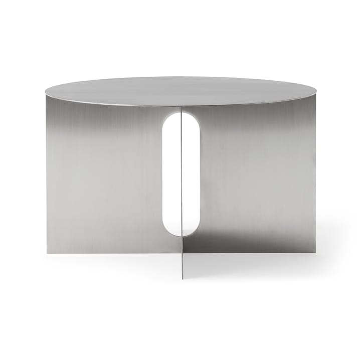 Androgyne stolików bocznych Ø63 cm, Brushed steel Audo Copenhagen