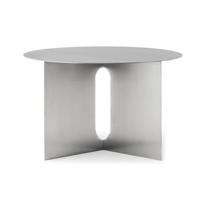 Androgyne stolików bocznych Ø63 cm, Brushed steel Audo Copenhagen