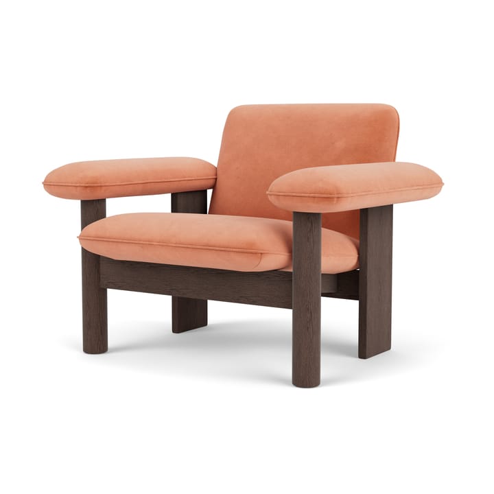 Brasilia fotel low back - Dark oak-Avalon 012 - Audo Copenhagen