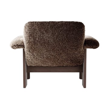 Brasilia fotel low back - Dark oak-Sahara sheepskin curly - Audo Copenhagen