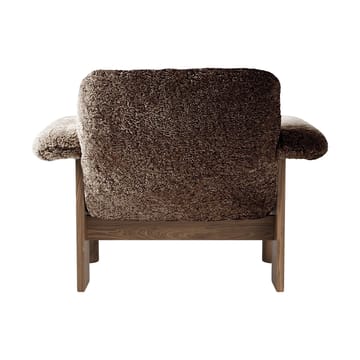 Brasilia fotel low back - Walnut-Sahara sheepskin curly - Audo Copenhagen