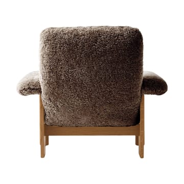 Brasilia fotel - Natural oak-Sahara sheepskin curly - Audo Copenhagen