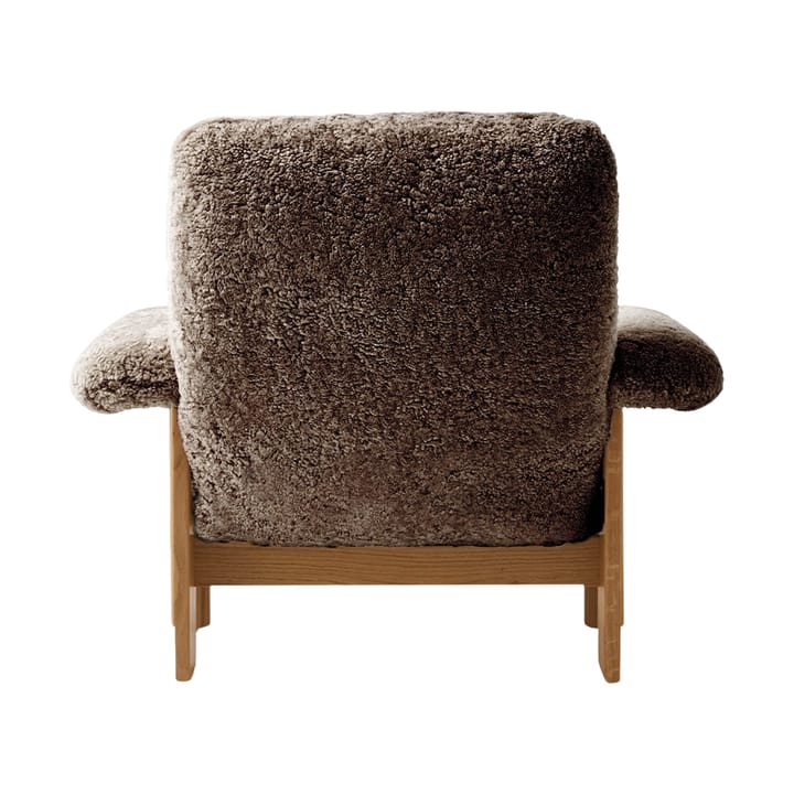 Brasilia fotel, Natural oak-Sahara sheepskin curly Audo Copenhagen