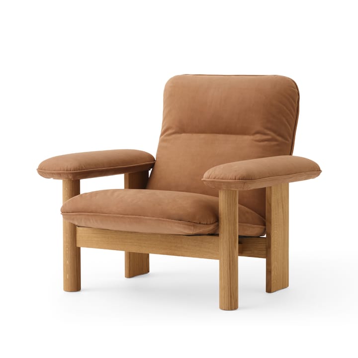 Brasilia fotel - Oiled oak-Dunes camel leather 21004 - Audo Copenhagen