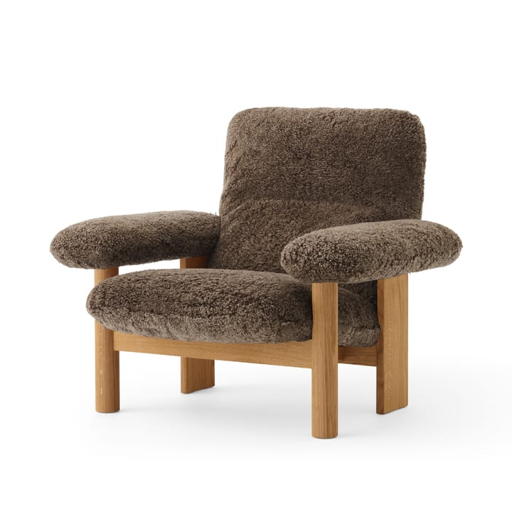 Brasilia fotel - Oiled oak-Root sheepskin - Audo Copenhagen