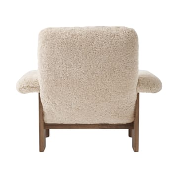 Brasilia fotel - Walnut-Nature sheepskin curly - Audo Copenhagen