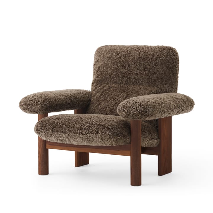 Brasilia fotel - Walnut-Root sheepskin - Audo Copenhagen