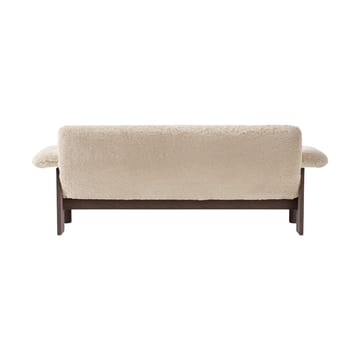 Brasilia kanapa 2-osobowa - Dark oak-Nature sheepskin curly - Audo Copenhagen