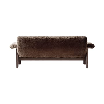 Brasilia kanapa 2-osobowa - Dark oak-Sahara sheepskin curly - Audo Copenhagen