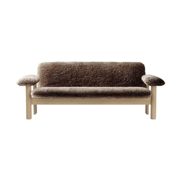 Brasilia kanapa 2-osobowa - Natural oak-Sahara sheepskin curly - Audo Copenhagen