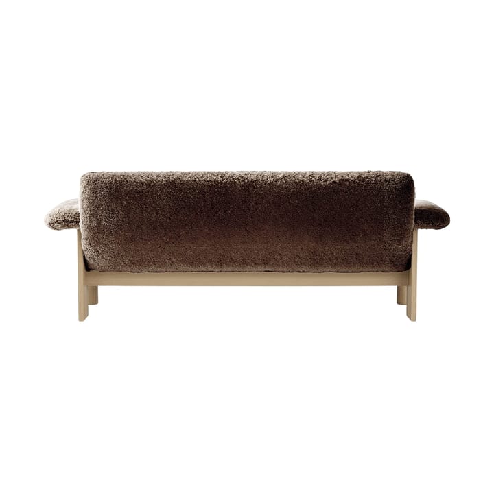 Brasilia kanapa 2-osobowa, Natural oak-Sahara sheepskin curly Audo Copenhagen