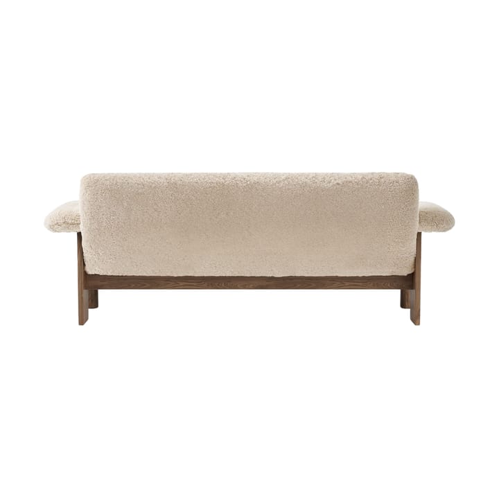 Brasilia kanapa 2-osobowa, Walnut-Nature sheepskin curly Audo Copenhagen