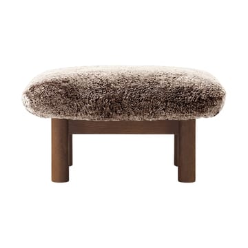 Brasilia podnóżek - Dark oak-Sahara sheepskin curly - Audo Copenhagen