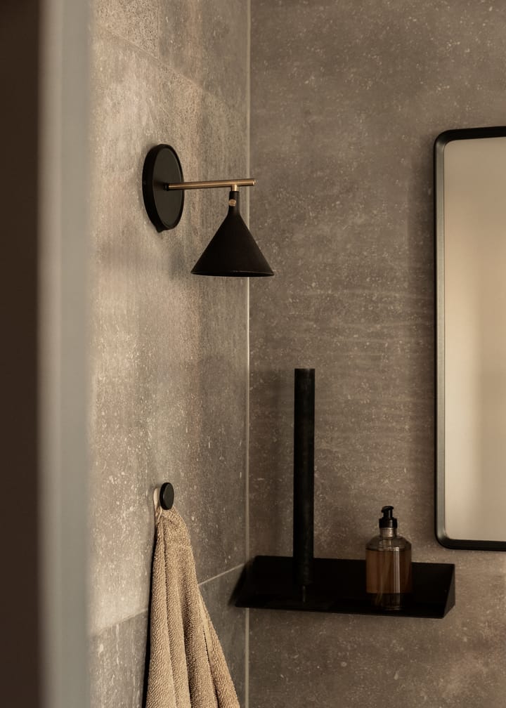 Lampa ścienna Cast Sconce diffuser - Black - Audo Copenhagen