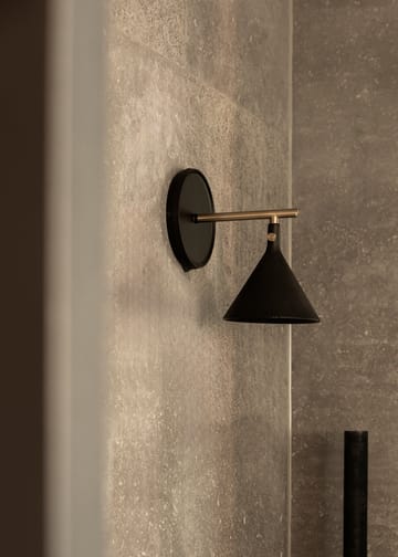 Lampa ścienna Cast Sconce diffuser - Black - Audo Copenhagen