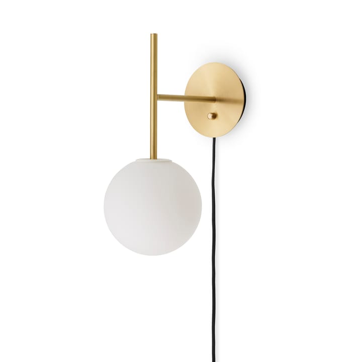 Lampa ścienna TR Bulb Suspended - Brushed brass - Audo Copenhagen