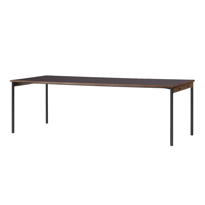 Stołu konferencyjnego Co Table 240x100cm - Black, laminate terra - Audo Copenhagen