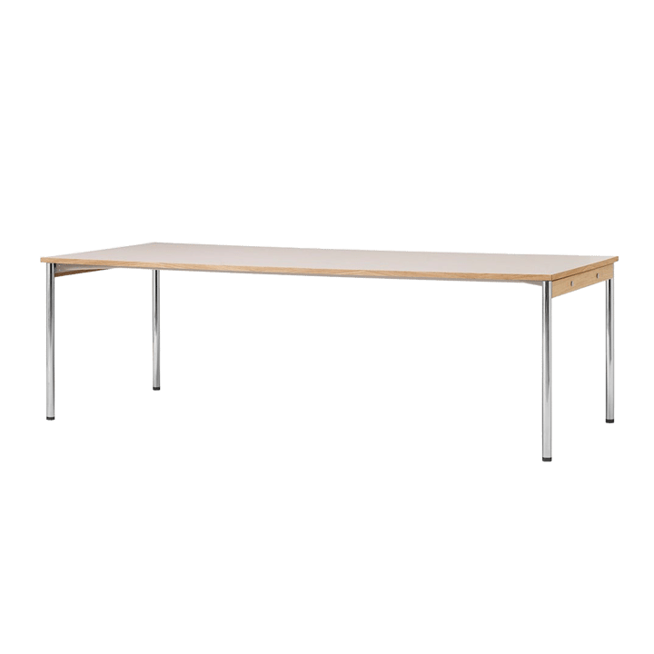 Stołu konferencyjnego Co Table 240x100cm - Chrome, laminate creme - Audo Copenhagen