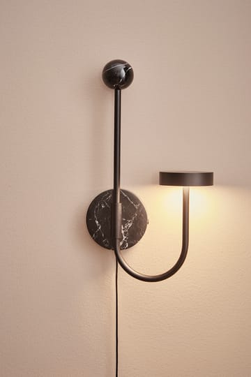 Lampa ścienna GRASIL 30x54 cm - Czarny/Czarny - AYTM