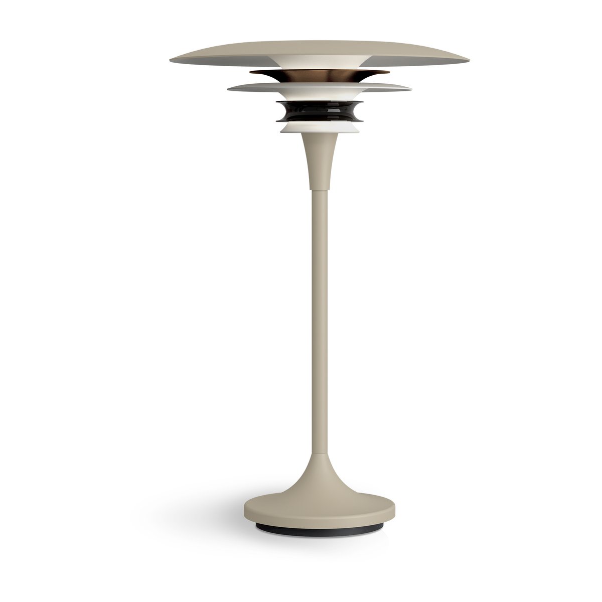 Фото - Настільна лампа Belid Lampa stołowa Diablo Ø30 cm Piaskowy-metaliczny brąz 
