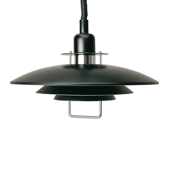 Lampa wisząca Primus II Ø43 cm - Czarno-chromowa - Belid