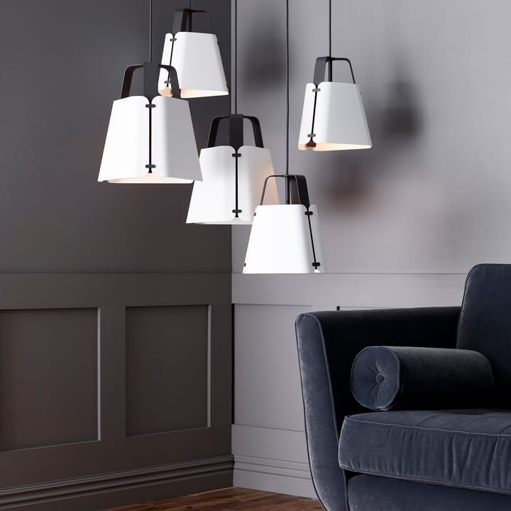 Wisząca lampa Fold Ø34 cm - Antracytowy-biały - Belid