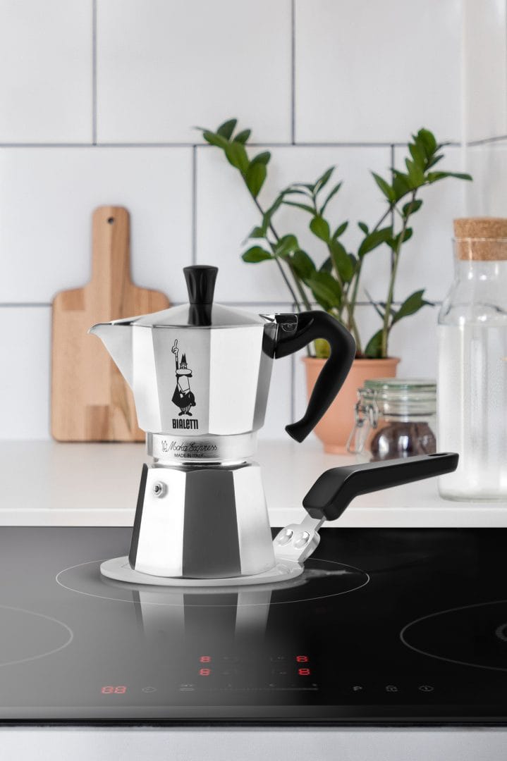 Podstawka indukcyjna Bialetti Ø13 cm - Srebrno-czarna - Bialetti