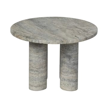 Stolik boczny Volos S Ø52 cm - Silver Travertine - blomus