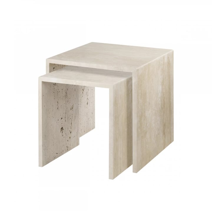 Stolik Varu 2 szt. - Travertine - Blomus