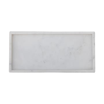 Majsa taca dekoracyjna 18x38 cm - White marble - Bloomingville