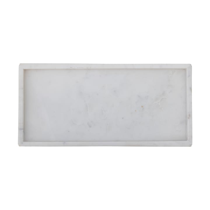 Majsa taca dekoracyjna 18x38 cm, White marble Bloomingville