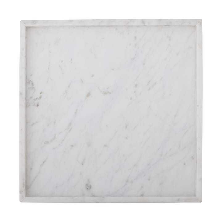 Majsa taca dekoracyjna 35x35 cm, White marble Bloomingville