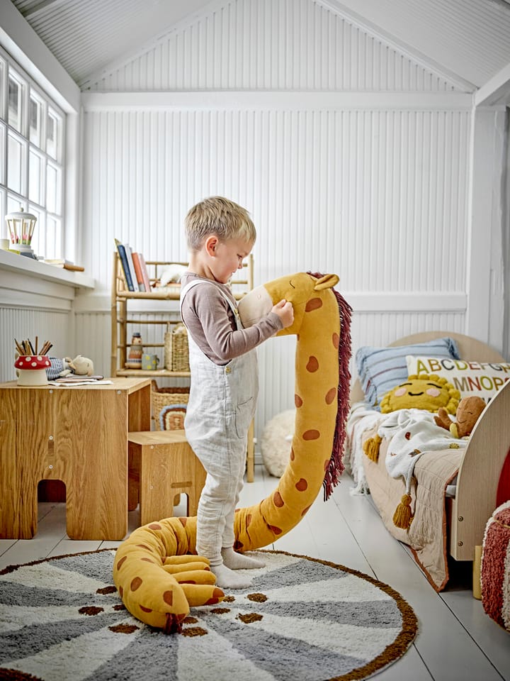 Pluszowy wąż Ibber 184 cm, Orange giraffe Bloomingville