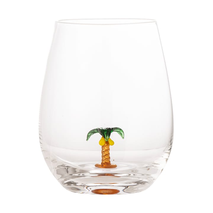 Szklanka Misa 56 cl - Clear-palm tree - Bloomingville