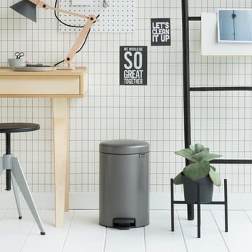 Kosz na śmieci New Icon 12 l - Platinum (platynowy) - Brabantia