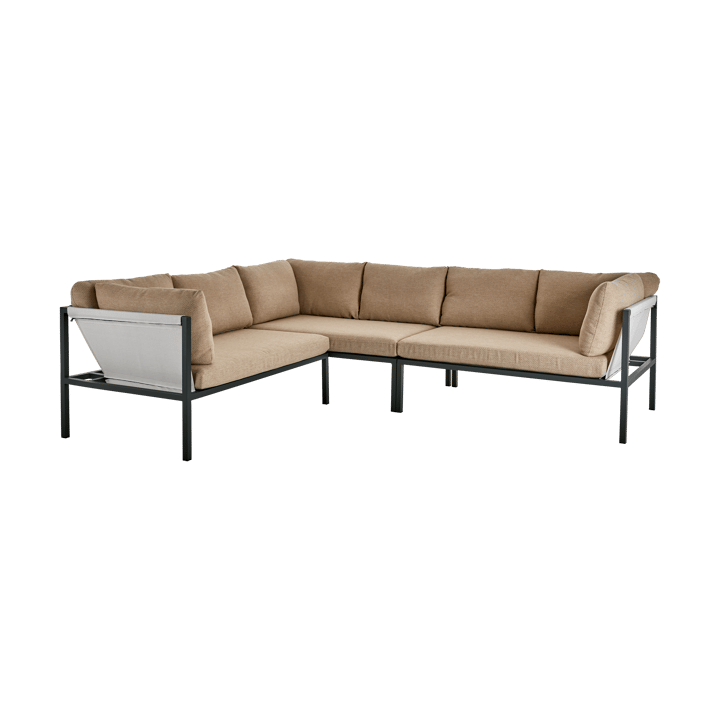 Allie sofa narożna, Barley-anthracite Brafab