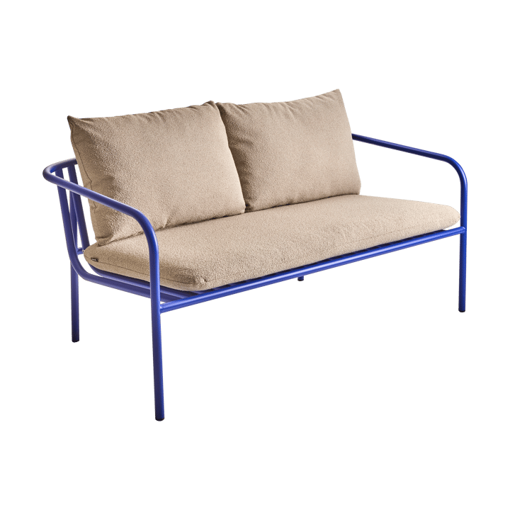 Bendt sofa, Teddy beige-indigo blue Brafab