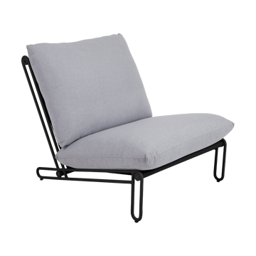 Fotel lounge Blixt - Czarny-sky grey - Brafab