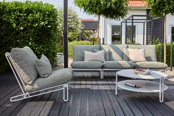 Fotel lounge Blixt - Czarny-sky grey - Brafab