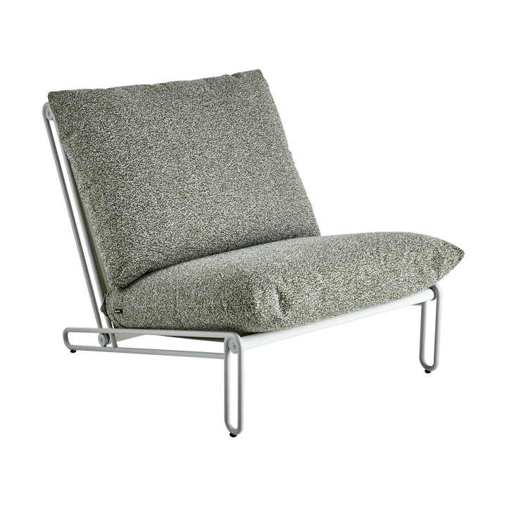 Fotel lounge Blixt - Light grey-teddy verde - Brafab