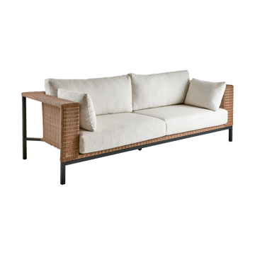 Shell sofa - Teddy rice-czarny - Brafab