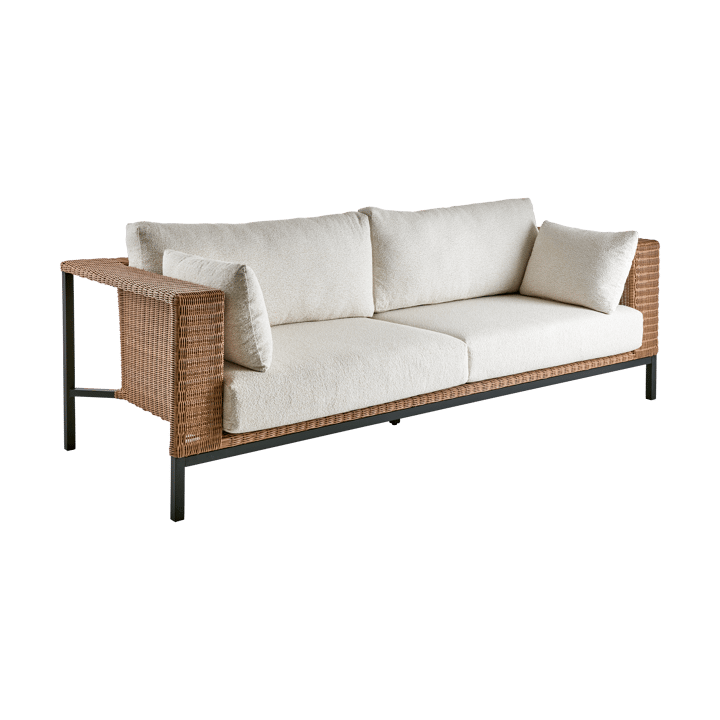 Shell sofa, Teddy rice-czarny Brafab